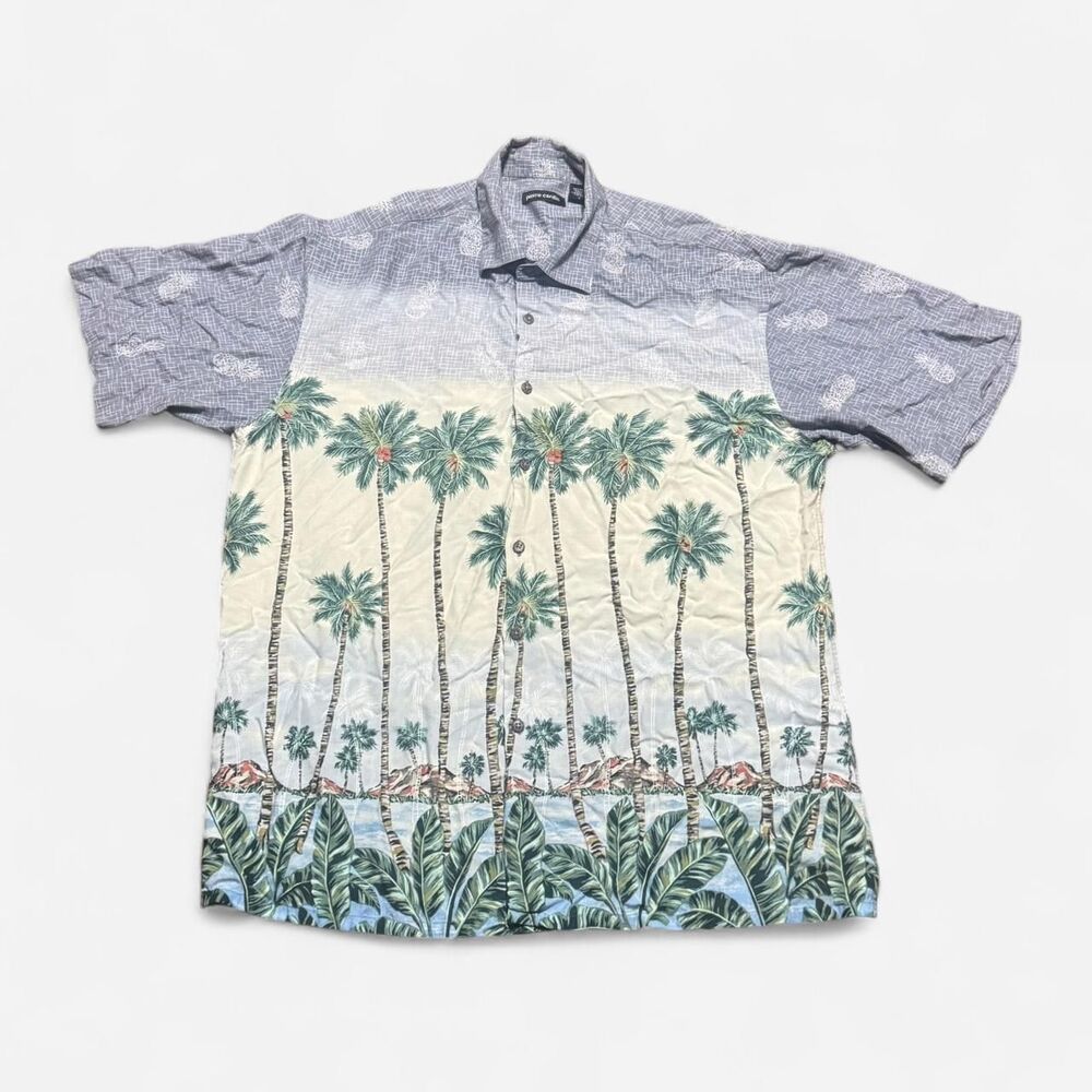 Pierre Cardin pineapple trees Large size (width 22in, length 27) shirt